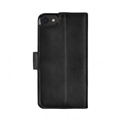 Bugatti Zurigo Booklet Case - кожен калъф (естествена кожа), тип портфейл за iPhone SE 2020, iPhone 7, iPhone 8 (черен) 3