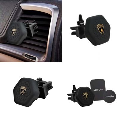 Lamborghini Air Vent Mount - магнитна поставка за радиатора на кола за смартфони (черен) 4