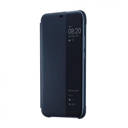 Huawei Smart View Cover - оригинален кожен калъф за Huawei Mate 20 Lite (син) 2