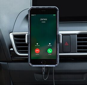 Belkin Car Vent Mount - поставка за радиатора на кола за смартфони с ширина до 5.5 инча (черен) 5