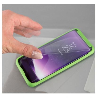 4smarts Second Glass Curved Easy-Assist - калено стъклено покритие с рамка за поставяне за Samsung Galaxy Note 9 (прозрачен) 3