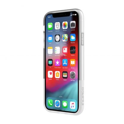 Incipio NGP Case - удароустойчив силиконов калъф за iPhone XS, iPhone Xr (прозрачен) 3