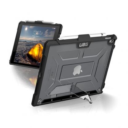 Urban Armor Gear Plasma Case - удароустойчив хибриден кейс от най-висок клас за iPad Air 3 (2019), iPad Pro 10.5 (прозрачен) 2