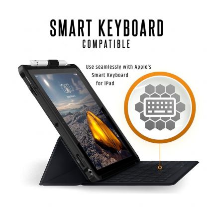 Urban Armor Gear Plasma Case - удароустойчив хибриден кейс от най-висок клас за iPad Air 3 (2019), iPad Pro 10.5 (прозрачен) 5
