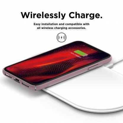 Elago Slim Fit Case - качествен поликарбонатов кейс за iPhone XS Max (розов) 5