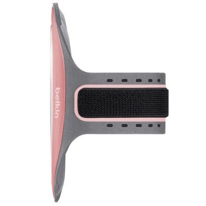 Belkin Sport Armband Sport-Fit Plus - неопренов спортен калъф за ръка за iPhone 8 Plus, iPhone 7 Plus, iPhone 6S Plus, iPhone 6 Plus (розов-сив) 2