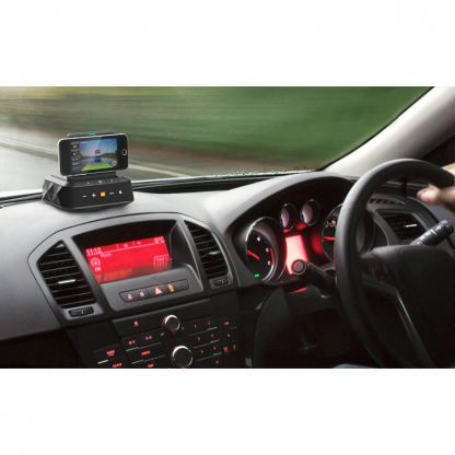 JBL Smartbase Wireless Charger Kit - поставка за кола и спийкърфон с възможност за безжично зареждане за QI съвместими смартфони (черен) 3