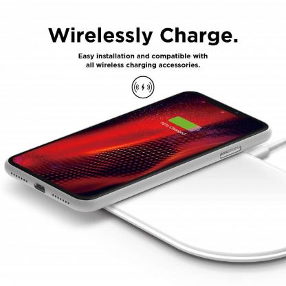 Elago Inner Core Case - тънък полипропиленов кейс (0.3 mm) за iPhone XS Max (бял) 5