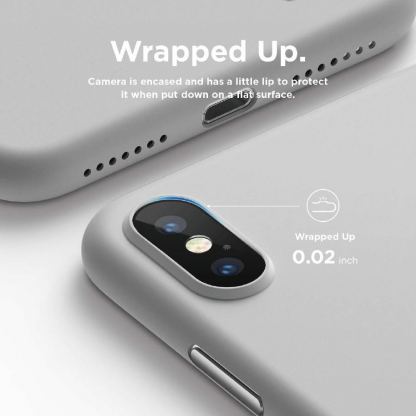 Elago Inner Core Case - тънък полипропиленов кейс (0.3 mm) за iPhone XS Max (бял) 8