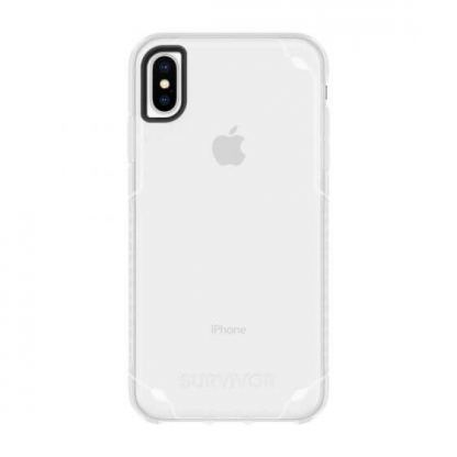 Griffin Survivor Strong Case - защита от най-висок клас за iPhone XS Max (прозрачен) 2