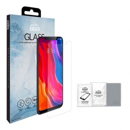 Eiger Tempered Glass Protector 2.5D - калено стъклено защитно покритие за дисплея на Xiaomi Mi 8 (прозрачен) 7