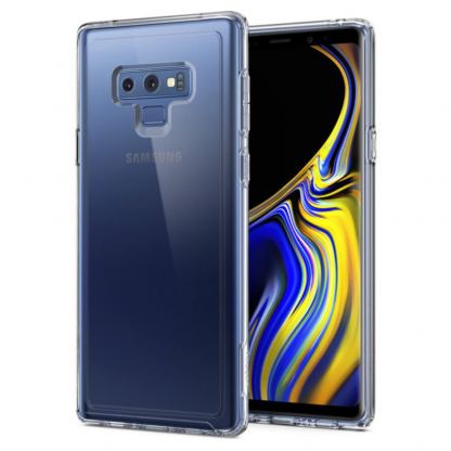 Spigen Slim Armor Crystal Case - хибриден кейс с най-висока степен на защита за Samsung Galaxy Note 9 (прозрачен) 10