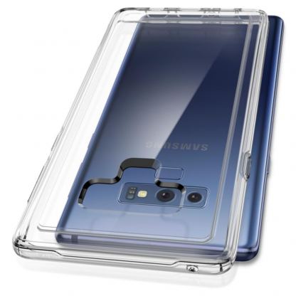 Spigen Slim Armor Crystal Case - хибриден кейс с най-висока степен на защита за Samsung Galaxy Note 9 (прозрачен) 12