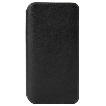 Krusell Pixbo 4 Card Slim Wallet Case - кожен калъф, тип портфейл за iPhone XR (черен) 3