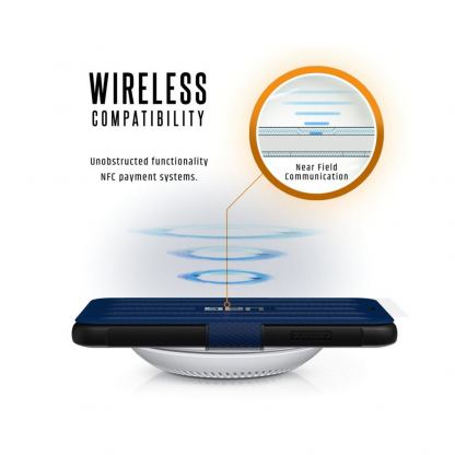 Urban Armor Gear Metropolis - удароустойчив хибриден кейс тип портфейл за iPhone Xs Max (син) 10