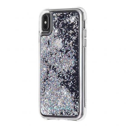 CaseMate Waterfall Case - дизайнерски кейс с висока защита за Apple iPhone XS Max (бял) 2