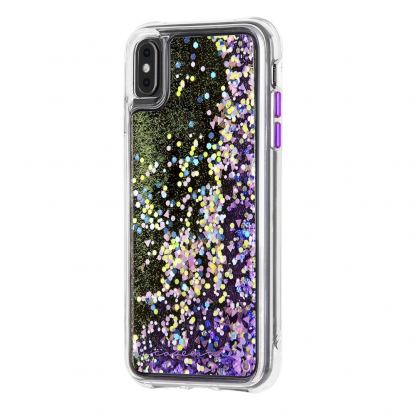 CaseMate Waterfall Case - дизайнерски кейс с висока защита за Apple iPhone XS Max (лилав) 2