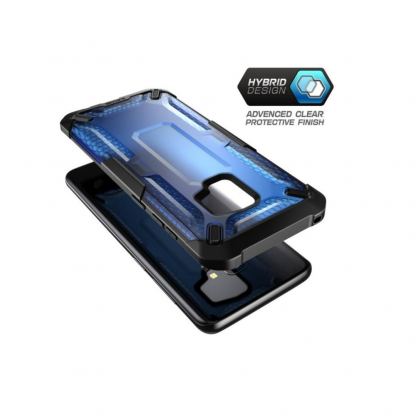 i-Blason SUPCASE Unicorn Beetle Hybrid Protective Clear Case - удароустойчив хибриден кейс за Samsung Galaxy S9 (син) 5