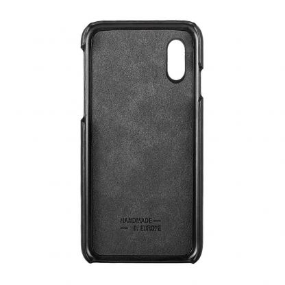 JT Berlin BackCase Kreuzberg - кожен кейс (естествена кожа) за iPhone XS Max (черен) 5