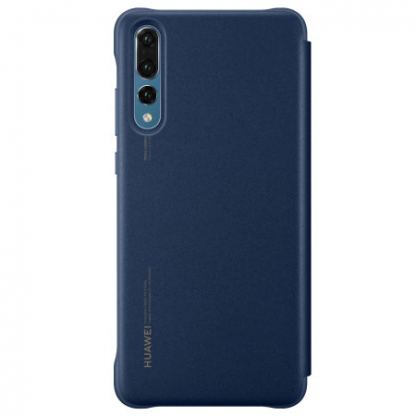 Huawei Smart View Cover - оригинален кожен калъф за Huawei Mate 20 Pro (син) 4