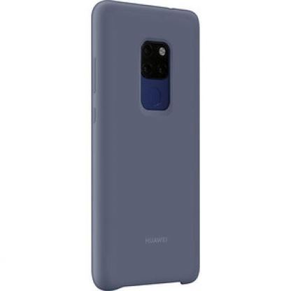 Huawei C-Hima Silicon Protective Case - оригинален силиконов (TPU) калъф за Huawei Mate 20 (син) 3