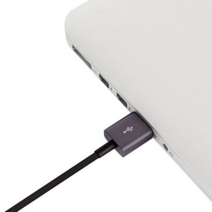 Moshi Lightning to USB Cable - USB кабел за iPhone 5, iPod Touch 5, iPod Nano 7, iPad 4 и iPad Mini (черен) 3