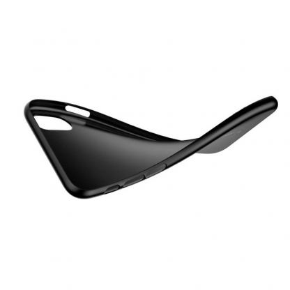 Baseus Wing case - тънък полипропиленов кейс (0.45 mm) за iPhone XS (сив) 5