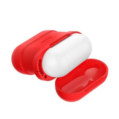 Baseus Airpods Silicone Case - силиконов калъф за Apple Airpods (червен) 5