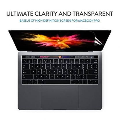 Baseus Clear Film Screen Guard - прозрачно защитно покритие за дисплея на MacBook Pro Touch Bar 13 (2016-2018), MacBook Pro 13 (2016-2018) 3