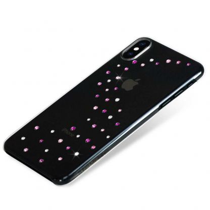 Bling My Thing Milky Way Rose Sparkles Swarovski - поликарбонатов кейс с кристали Сваровски за iPhone XS Max (прозрачен) 2
