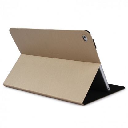 Tucano Filo Hard Folio Case - текстилен калъф с Auto On/Off и поставка за iPad Pro 9.7 (златист) 6