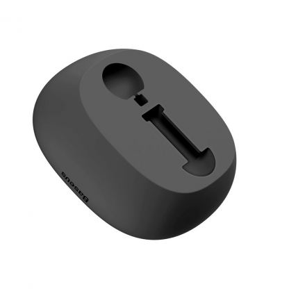Baseus Apple Pencil Silicone Holder - силиконова поставка за Apple Pencil (черен) 5