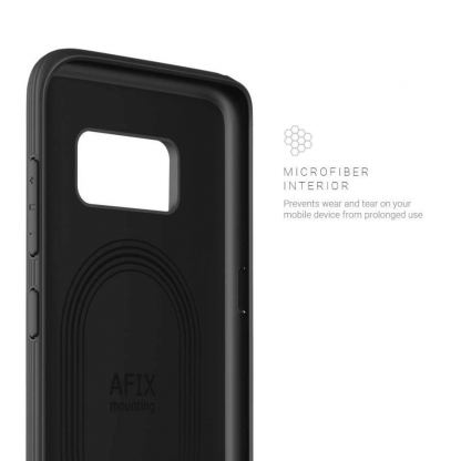 Evutec Karbon AER Series AFIX + Magnetic Mount - кевларен кейс и магнитна поставка за Samsung Galaxy S8 (карбон) 5