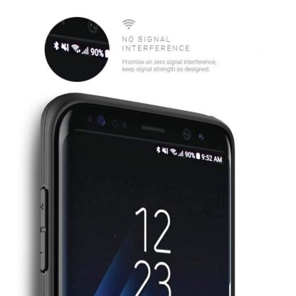 Evutec Karbon AER Series AFIX + Magnetic Mount - кевларен кейс и магнитна поставка за Samsung Galaxy S8 (карбон) 6