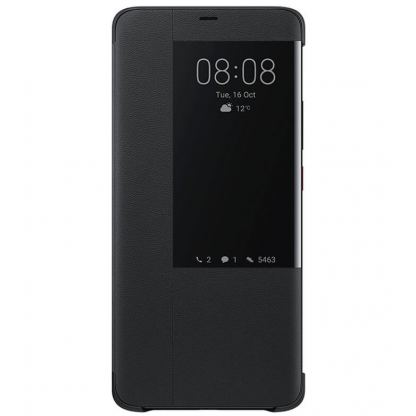 Huawei Smart View Cover - оригинален кожен калъф за Huawei Mate 20 Pro (черен) 2