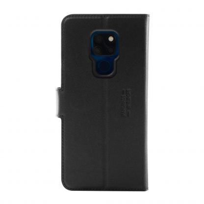 JT Berlin LeatherBook Kreuzberg Case - хоризонтален кожен (естествена кожа) калъф тип портфейл за Huawei Mate 20 (черен) 3