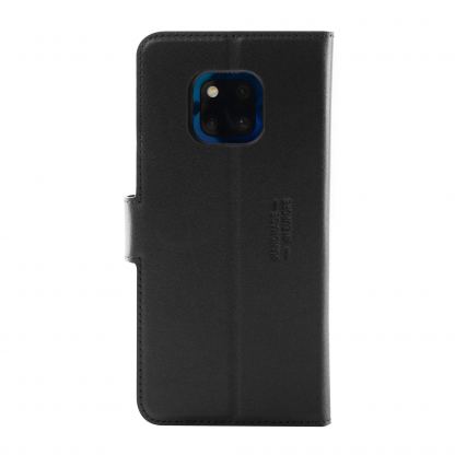 JT Berlin LeatherBook Kreuzberg Case - хоризонтален кожен (естествена кожа) калъф тип портфейл за Huawei Mate 20 Pro (черен) 3