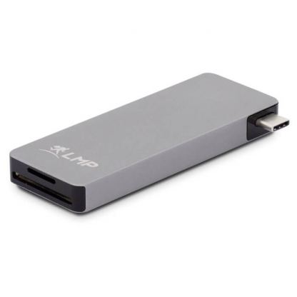 LMP Basic USB-C to SD/Micro SD, 3 USB Adapter - 3-портов USB 3.0 хъб и SD/Micro SD слот (сребрист) 2