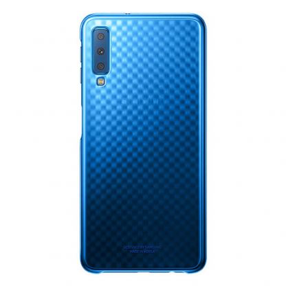 Samsung Graduation Cover EF-AA750CBEGWW - оригинален поликарбонатов кейс за Samsung Galaxy A7 (2018) (син) 2