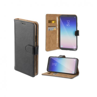 4smarts Premium Wallet Case URBAN - кожен калъф с поставка и отделение за кр. карта за Huawei Mate 20 Pro (черен) 2