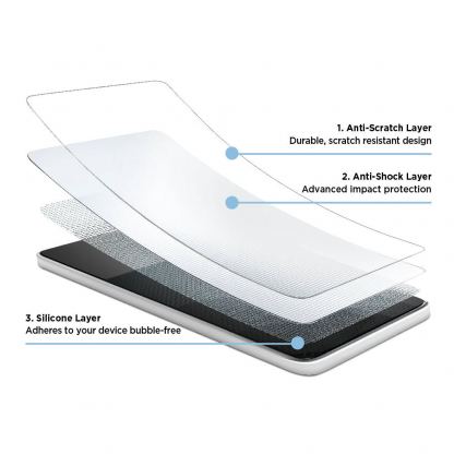 Eiger Tri Flex High Impact Film Screen Protector - качествено защитно покритие за дисплея на Huawei Mate 10 Lite (два броя) 4