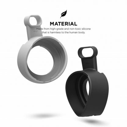 Elago Google WiFi Outlet Wall Mount - силиконова поставка за Google WiFi (черна) 3
