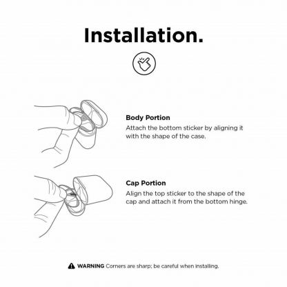 Elago AirPods Dust Guard - комплект метални предпазители против прах за Apple AirPods (розово злато) 3