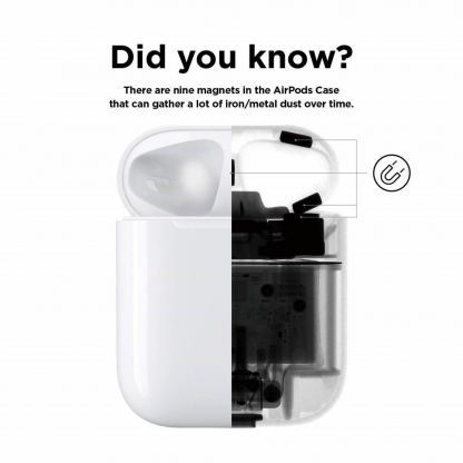 Elago AirPods Dust Guard - комплект метални предпазители против прах за Apple AirPods (розово злато) 4