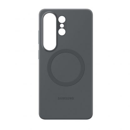 Оригинален силиконов кейс с Qi2 поддръжка за Samsung Galaxy S26 Ultra - Samsung Silicone Magnet Cover Case EF-ES948CBE (черен) 3