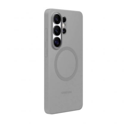 Оригинален силиконов кейс с Qi2 поддръжка за Samsung Galaxy S26 Ultra - Samsung Silicone Magnet Cover Case EF-ES948CJE (сив) 2