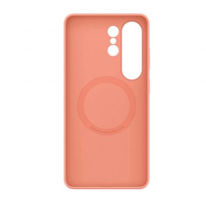 Оригинален силиконов кейс с Qi2 поддръжка за Samsung Galaxy S26 Ultra - Samsung Silicone Magnet Cover Case EF-ES948COE (оранжев) 4