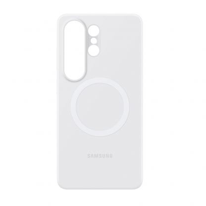 Оригинален силиконов кейс с Qi2 поддръжка за Samsung Galaxy S26 Ultra - Samsung Silicone Magnet Cover Case EF-ES948CWE (бял) 2