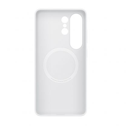 Оригинален силиконов кейс с Qi2 поддръжка за Samsung Galaxy S26 Ultra - Samsung Silicone Magnet Cover Case EF-ES948CWE (бял) 3