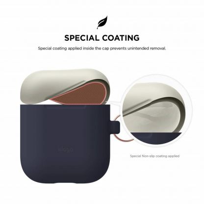 Elago Duo Hang Silicone Case - силиконов калъф за Apple Airpods (син) 7